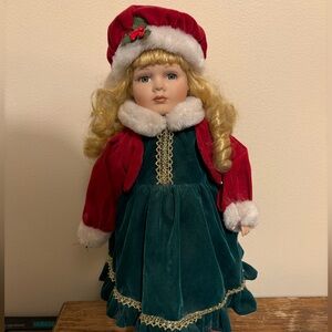 Noble Heritage Collection 16” Christmas Doll 1998 item # CT80010